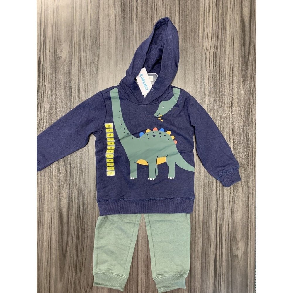 Carters Baby & Toddler Dinosaur Hoodie & Pants set